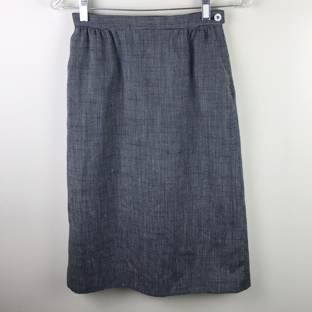 Vintage Pendleton Country Sophisticates Silk Blend Skirt